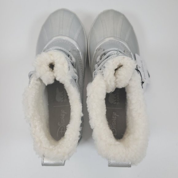 Sorel x Disney Frozen Out N About Women's Silver Boots US Size 7.5 - Picture 9 of 11
